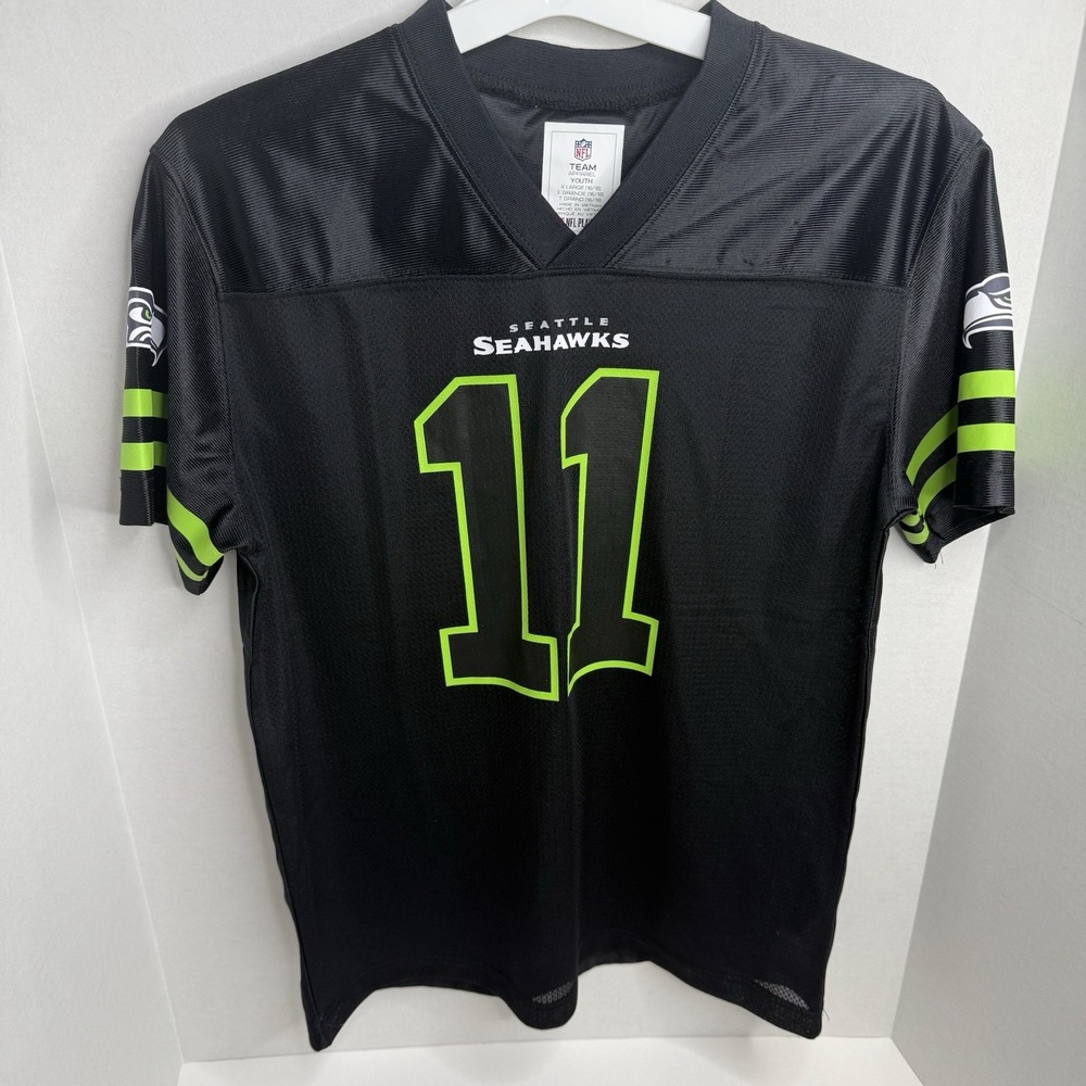 Seattle Seahawks Jaxon Smith-Njigba 11 Youth XL NFL Team Apparel Jersey Black